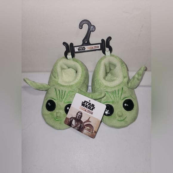 Disney Shoes Disney Star Wars Grogu Baby Yoda Slippers Toddler Size